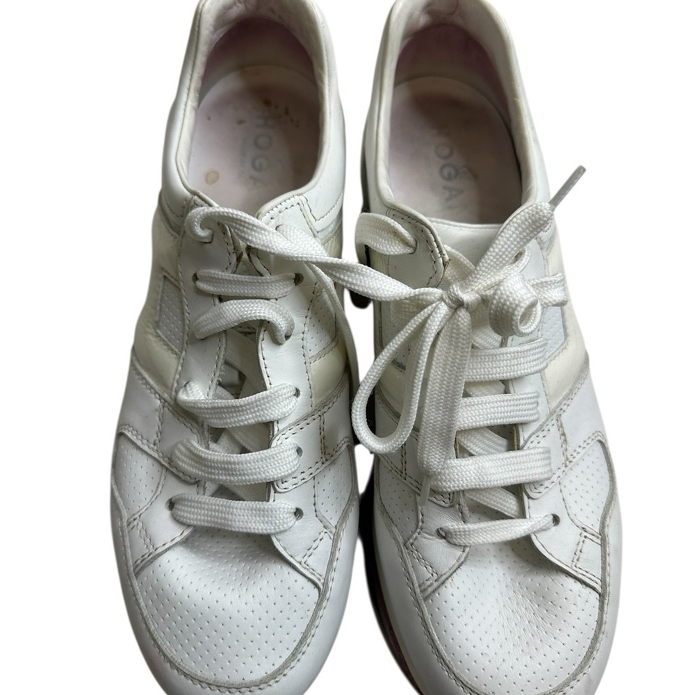 Hogan White Athletic Shoes for Women size 9.5, pre-owned